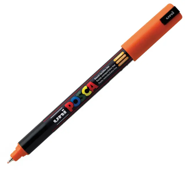 Uni Posca Paint Marker Art Pens PC-1MR Ultra Fine All 22 Colours Available