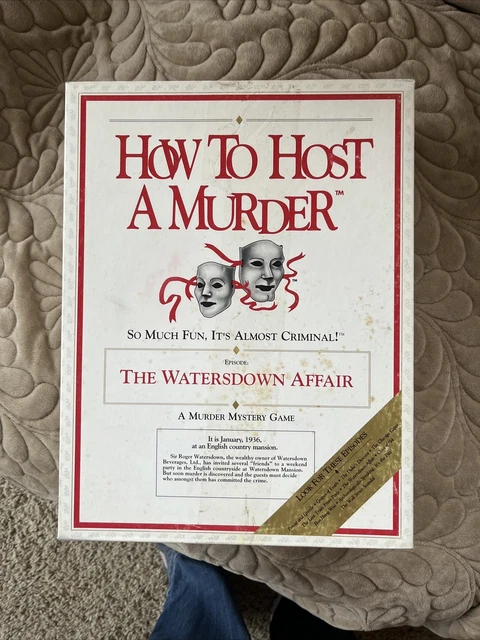 HOW TO HOST A Murder Episode 1: The Watersdown Affair Dinner Party Game ...
