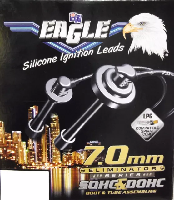 Eagle 7mm Eliminator Ignition Leads Set E76862  suits Jeep Wrangler Jk 3.8l V6