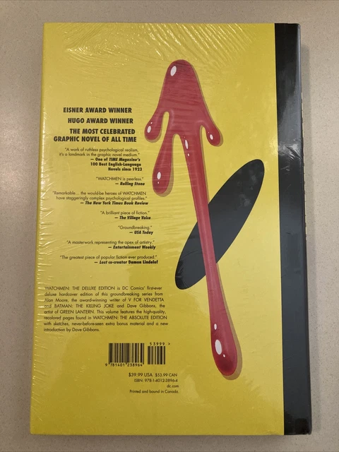 Watchmen Deluxe Edition (DC Comics, HC) NEW! 2