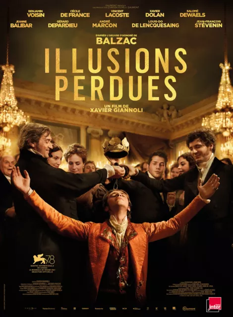 ILLUSIONS PERDUES Affiche Cinéma Pliée 160x120 cm Movie Poster BALZAC 63 x 47 In