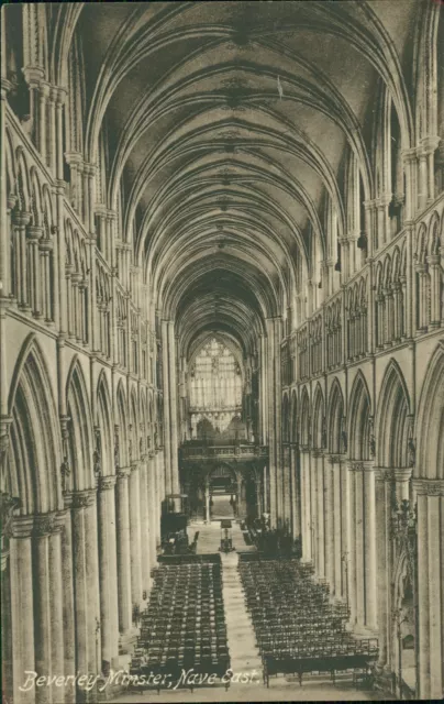 Beverley Minster Nave East Friths 17877