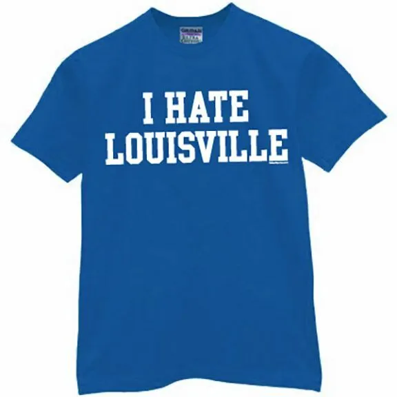 Kentucky Wildcats T-shirt I HATE LOUISVILLE funny football basketball jersey 2
