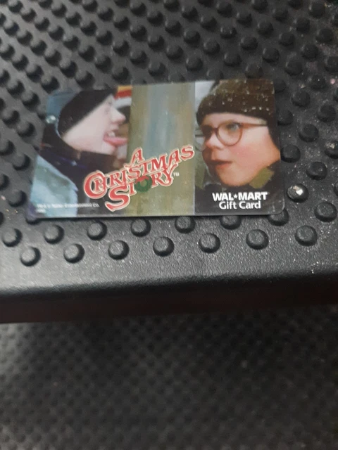 A Christmas Story Walmart collectable gift card Defunct No Cash Value 2006