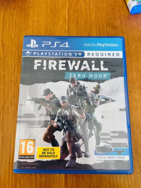 Jeu firewall zero hour Playstation 4 PS4 CASQUE VR REQUIS PSVR PAL avec boitier