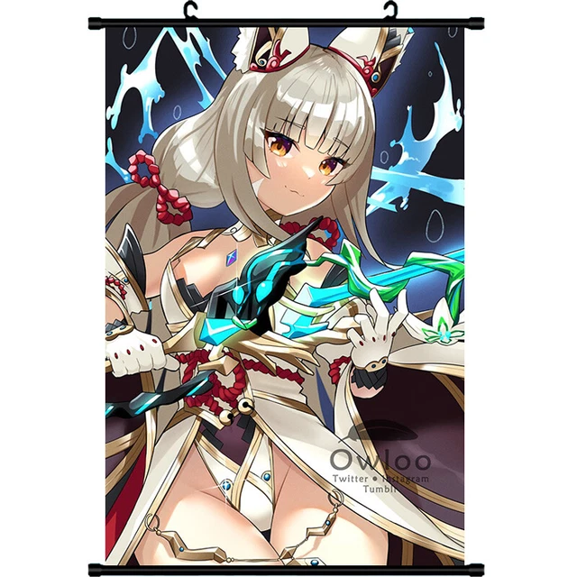 xenoblade chronicles 2 Cosplay Posters Home Decor Wall Scrolls Otaku 60x90cm R2