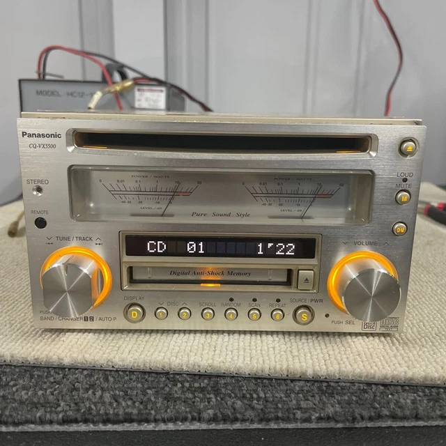 JUNK PANASONIC CQ-AV1D 2DIN Cassette Deck Player $369.60
