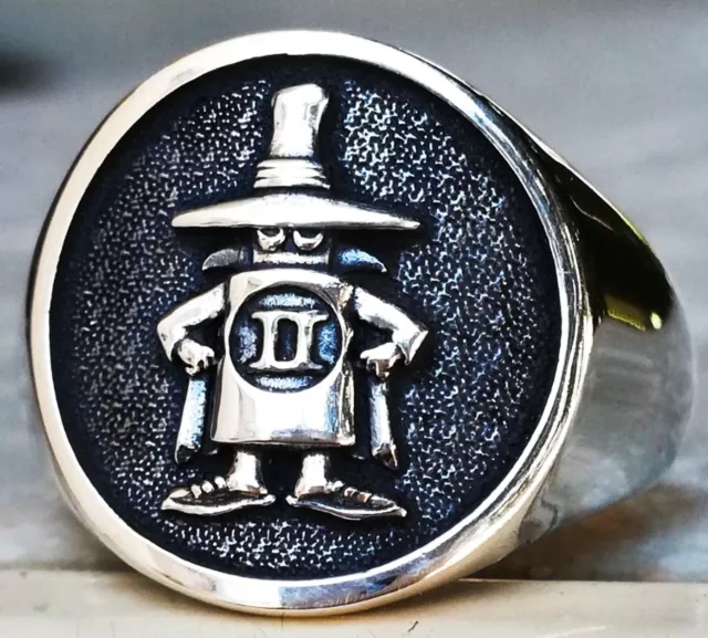 Sterling Silver 925 F-4 Phantom The Spook Aircraft Mascot Handmade 3D Ring