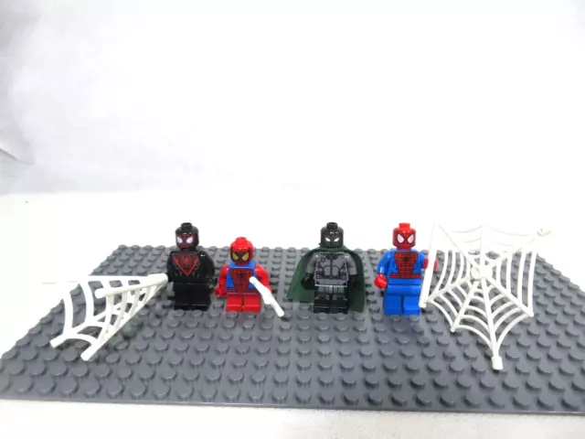 LEGO Marvel Super Heroes Minifigure Bundle- Spider-Man Stealth Suit + Others