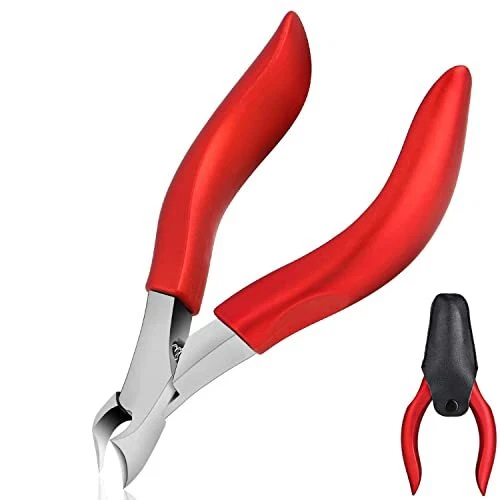 épais incarnés Coupe ongle pour personnes âgées – Long manche cuir d'emballag...