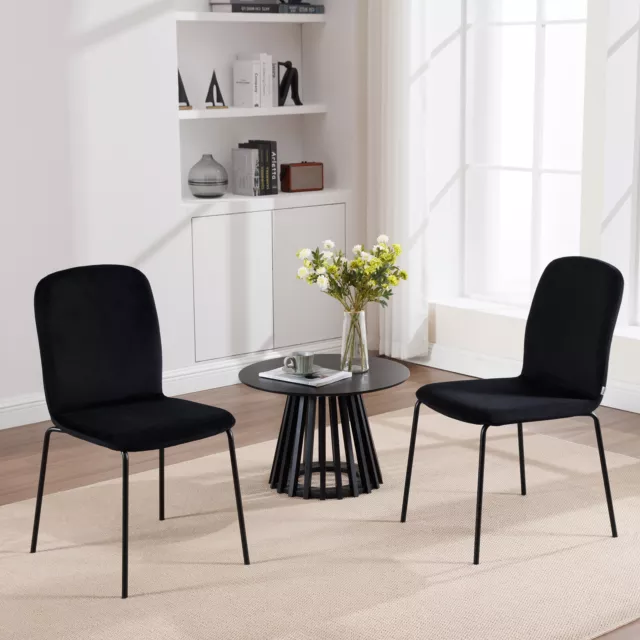 WOLTU Set di 4 sedia per sala da pranzo tavolo cucina eleganti moderne 3