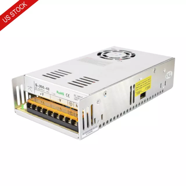 DC48V 350W 7.3A Switching Power Supply 115V/230V for Stepper Motor /CNC Router