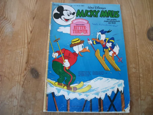 Walt Disneys Micky Maus Heft Nr. 11/10.3.1981 -ohne Extra