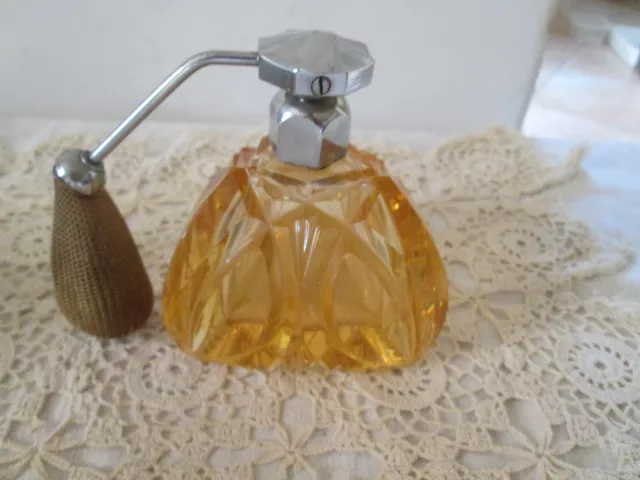 ANCIEN FLACON DE Parfum En Cristal Vaporisateur Boheme. Perfume Cristal  Bottle EUR 32,90 - PicClick FR