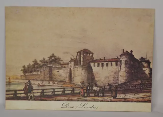 Dax le château et ses fortifications - carte postale CP2