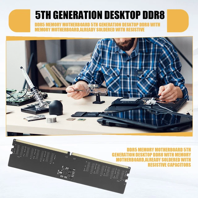 DDR5 MEMORY MOTHERBOARD 5th Generation Desktop DDR8 with Memory ...