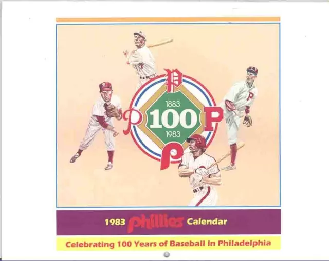 1983 PHILADELPHIA PHILLIES Wall Calendar 24.99 PicClick
