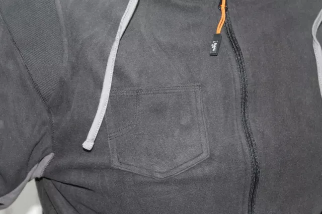Felpa da Lavoro in Pile Uomo ISSA LINE con Cappuccio Zip Intera Maglia Invernale 6