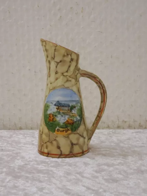 s96Z5h - DDR Diseño Porcelana Jarras Burgk - Vintage - Recuerdo - 10,5CM