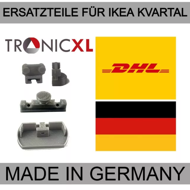 Ersatzteile für IKEA Kvartal Gleiter Rolle Rollenhalter Paneelwagen Endkappe Ro
