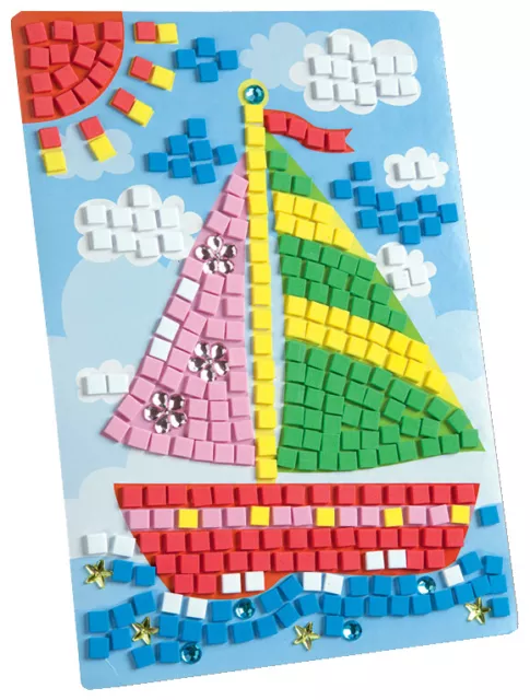 folia Moosgummi-Mosaik "Schiff", 405 Teile