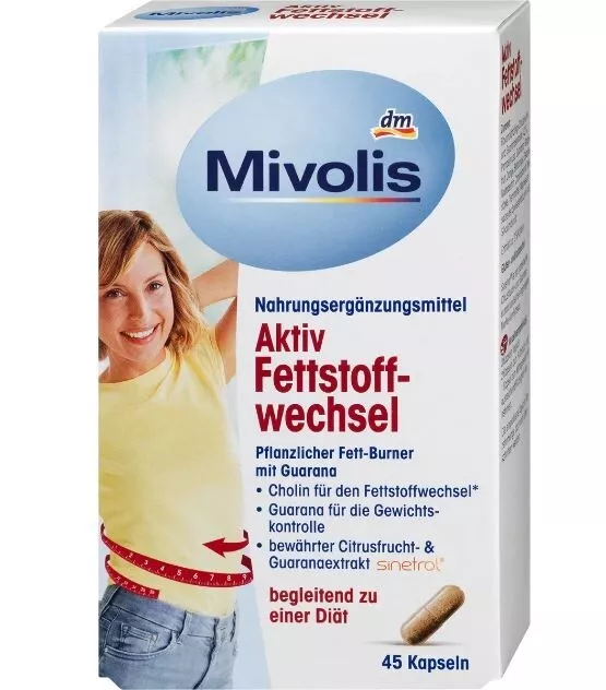 Mivolis Aktiv Fettstoffwechsel Kapseln 45 St., 25 g MHD 06.2025