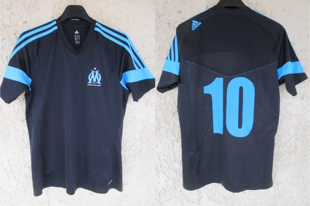 Maillot Olympique De Marseille 2006 – Pagis #10 – Adidas Telecom – Vintage – Taille S