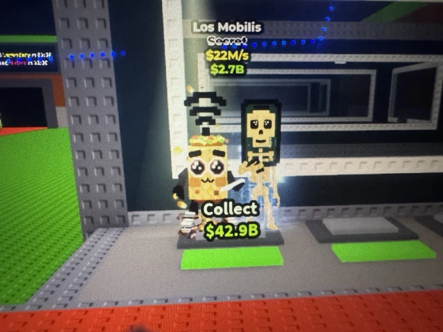 Code Roblox 'Steal A Brainrot' Los Mobilis 22M/s - PC - Etat Correct