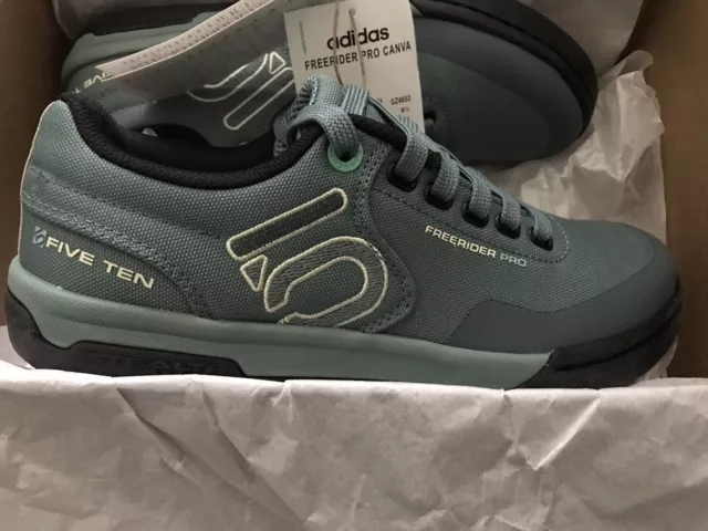 FIVE TEN FREERIDER Pro Mountain Bike Shoes Hazy Emerald Canvas UK