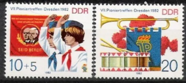 DDR Nr.2724/25 ** Pioniertreffen 1982, postfrisch