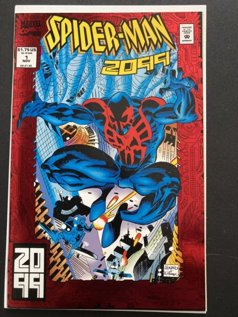 MARVEL SPIDER-MAN 2099 Vol 1 #1 Nov 92 BRIGHT RED FOIL COVER High Grade!
