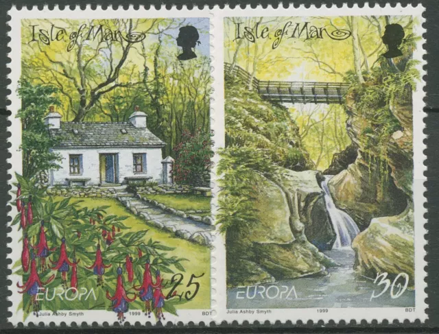 Isle of Man 1999 Europa CEPT Naturparks Wasserfall 799/00 postfrisch