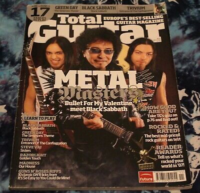 TOTAL GUITAR MAGAZINE BLACK SABBATH Tony Iommi Special Rock Heavy Metal Shred