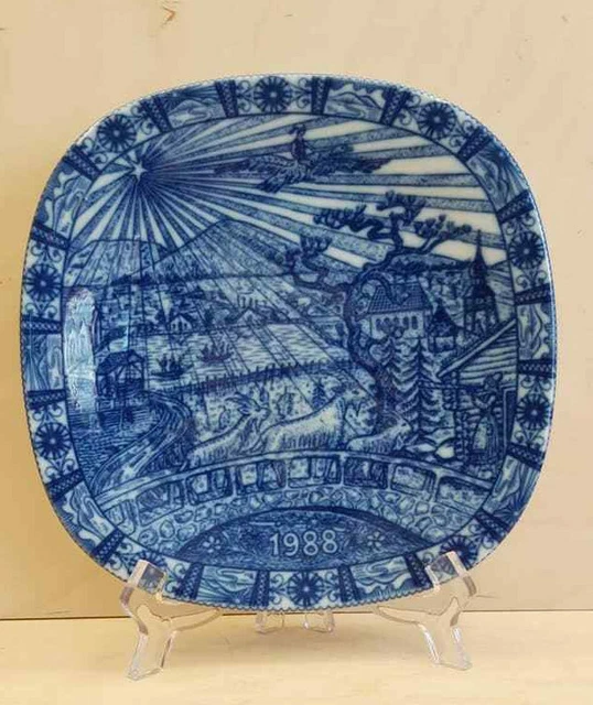 Christmas Plate Julen Rorstrand Sweden Collection 1988  Limited Edition