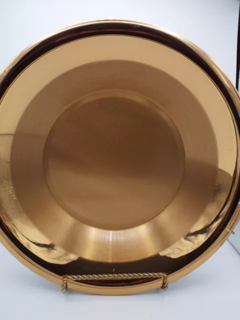 Jewelers Bronze Gold Metal Pan 13" Decorative Purpose Only