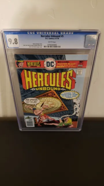 Hercules Unbound #5 1976 White Pages CGC 9.8