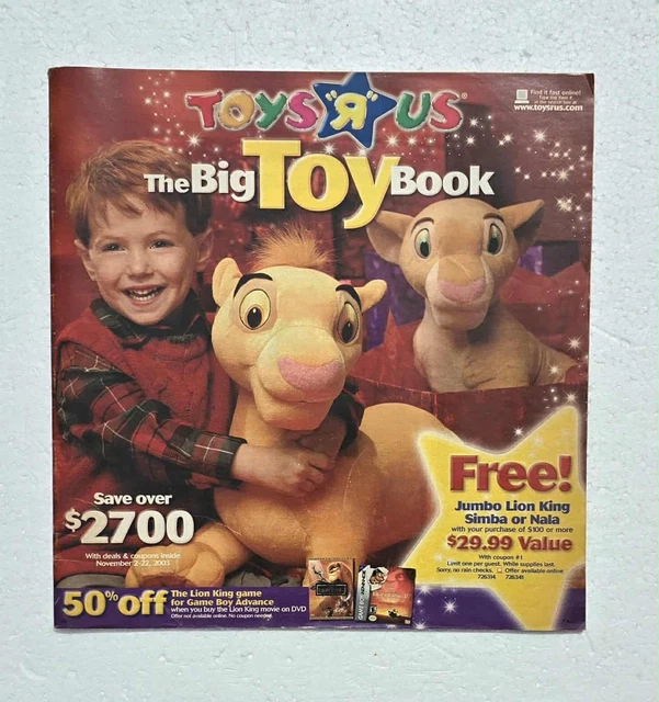 VTG 2003 NOV TOYS R US Catalog Book PS2 Yu-Gi-Oh Polly Pocket MLP ...