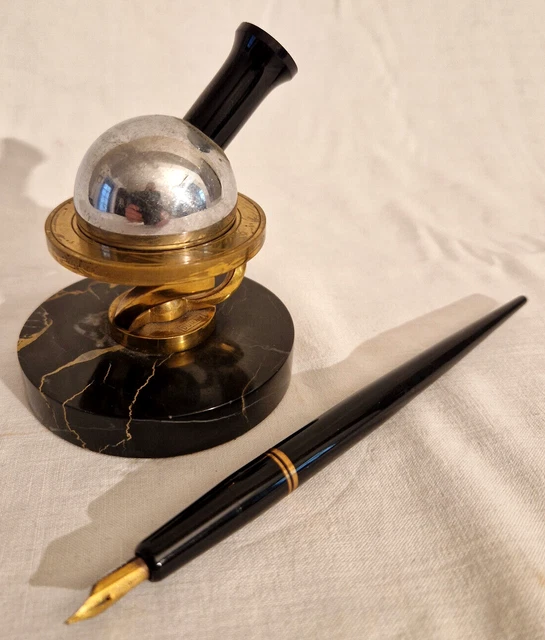 Stylo Plume Ancien METEORE 575 - Plume En Or 18 Carats - Modèle #ME08 à Restaurer (12 Cm)