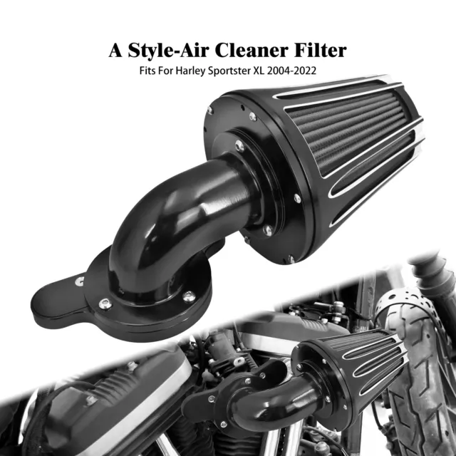 CNC Gauge Luftfilter Bühne eins Reiniger Grau Aufnahme Für Harley Sportster XL