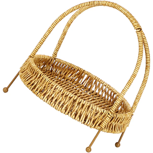 Panier De Service SUMTree En Osier 28cm - Corbeille Fruits Et Pain Décorative