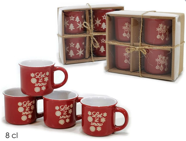 THUN - Set 6 Tazzine Caffè - Linea Elegance - Porcellana - 110 Ml - 2