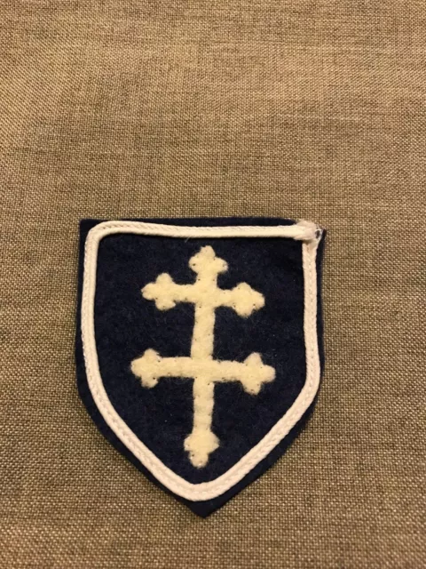 WWI US Army 79th Division " Lorraine" patch AEF wool/ felt