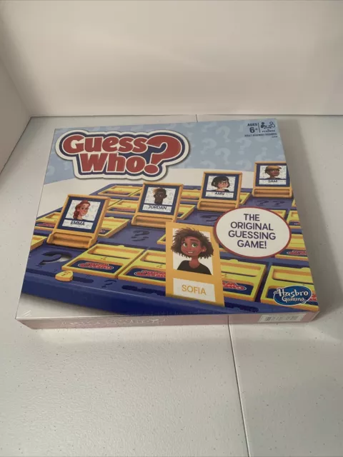 GUESS WHO? CLASSIC Guessing Game By Hasbro Gaming 2 Player Game $13.60