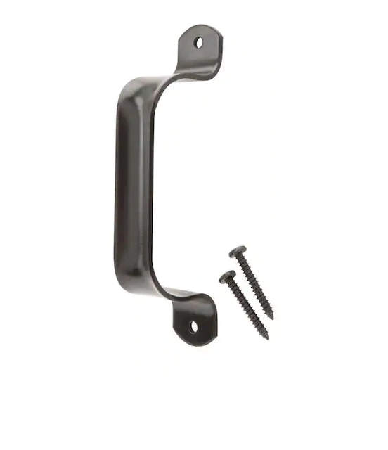 Everbilt 6 1/2" Door Pull Black Enamel Finish 852 526 Heavy Duty