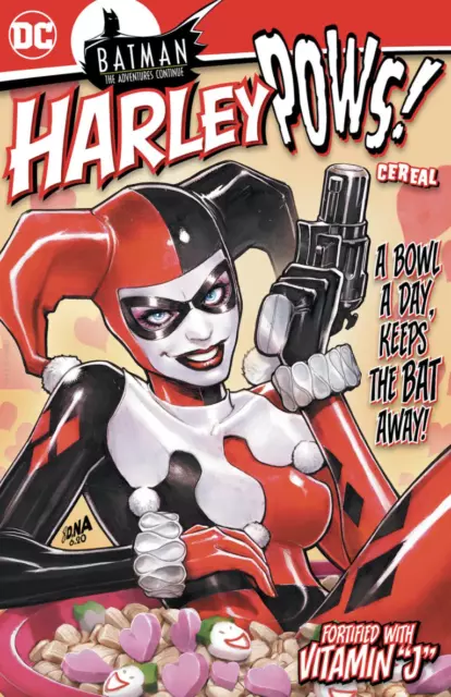 Batman The Adventures Continue #3 Nakayama Harley Quinn Cereal Box Comic Variant