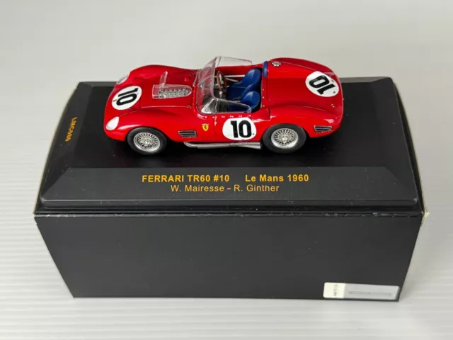 IXO MODELS LM LMC080 Ferrari TR60 #10 24h Le Mans 1960 Mairesse Ginther 1/43