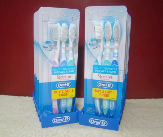 6 cepillos de dientes Oral-B Sensitive Soft Quality súper finos + envío...