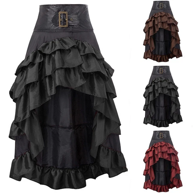 Robe Médiévale Femme Grande Taille – Manches Trompette – Style Gothique Renaissance – Pour Cosplay, Carnaval, Halloween
