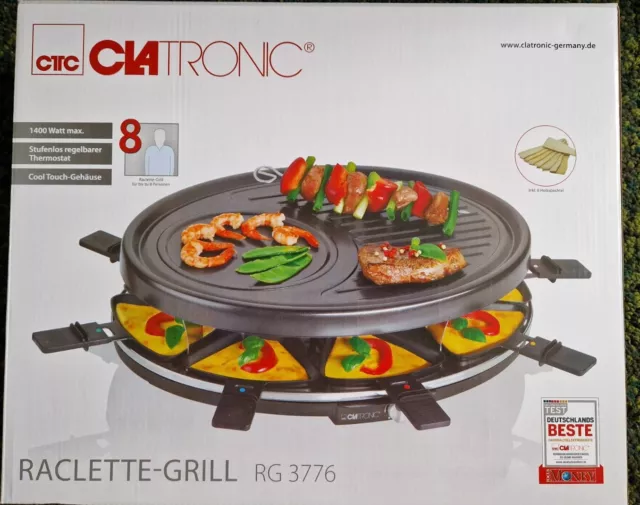 Raclette Grill RG3776 von Clatronic Für 8 Personen