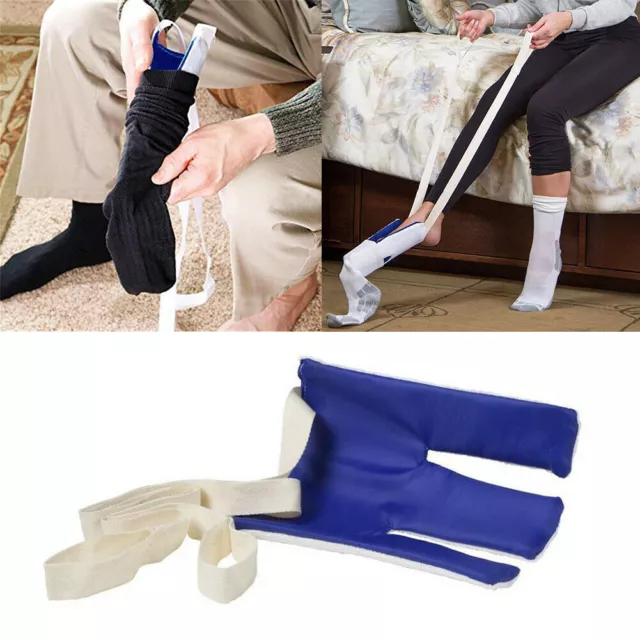 Profi Anziehhilfe Socken Strümpfe Strumpfanzieher Senioren Hilfsmittel Hilfe